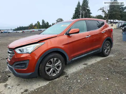 5XYZT3LB1FG261105 — 2015 Hyundai Santa FE, Передняя часть, фото до ремонта