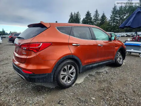 2015 Hyundai Santa Fe Sport 2.4L VIN 5XYZT3LB1FG261105 фото 3