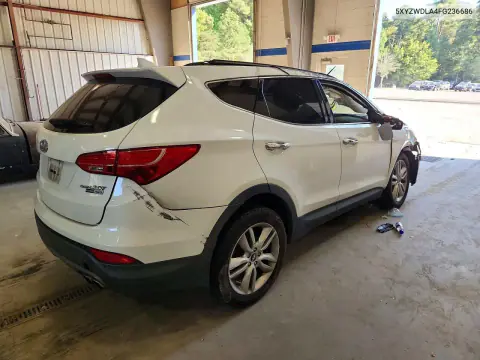 2015 Hyundai Santa Fe Sport 2.0T VIN 5XYZWDLA4FG236686 фото 3