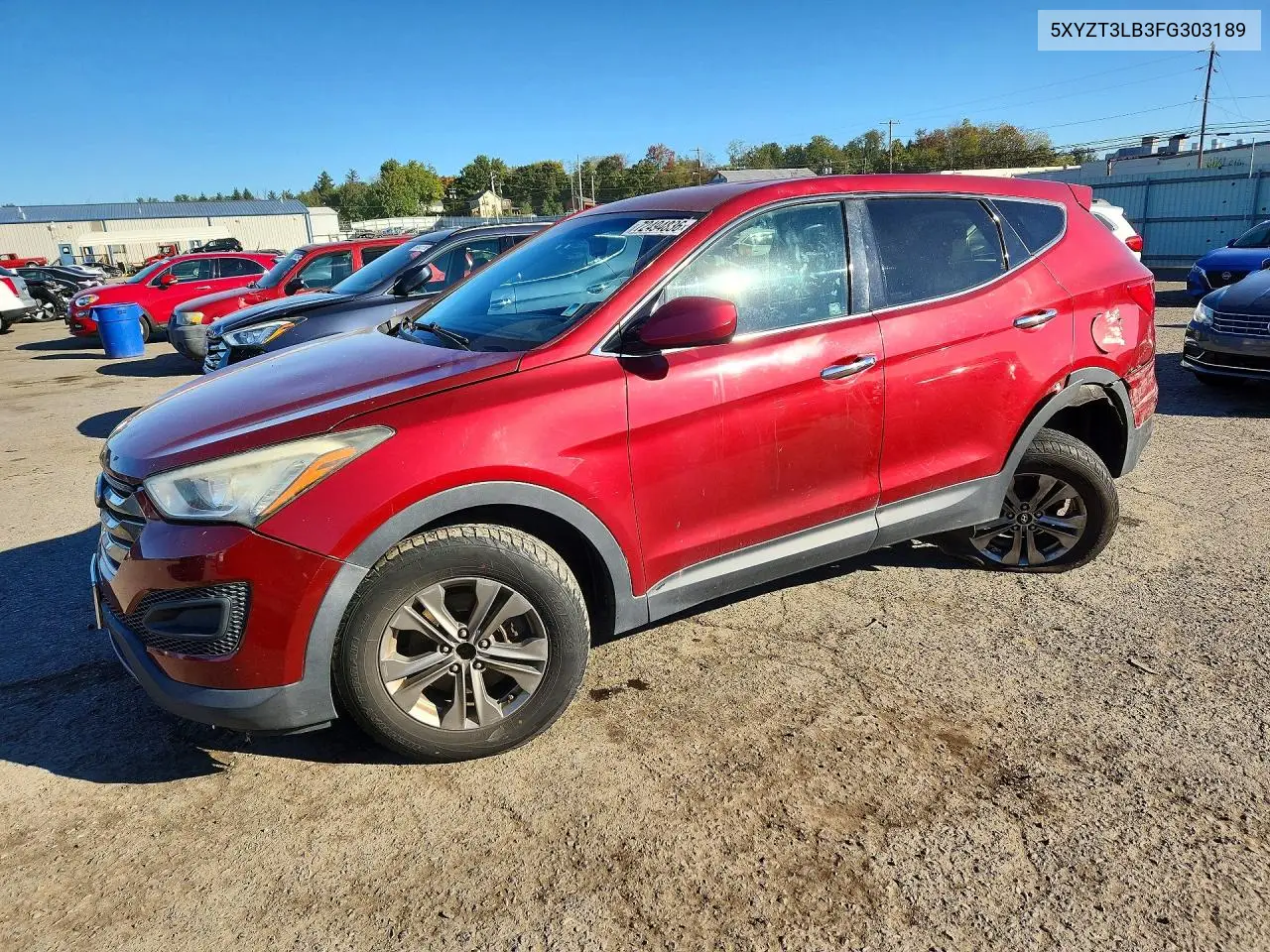2015 Hyundai Santa Fe Sport 2.4L VIN 5XYZT3LB3FG303189 фото 1