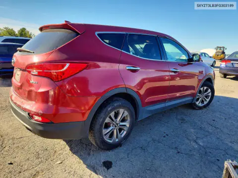 2015 Hyundai Santa Fe Sport 2.4L VIN 5XYZT3LB3FG303189 фото 3