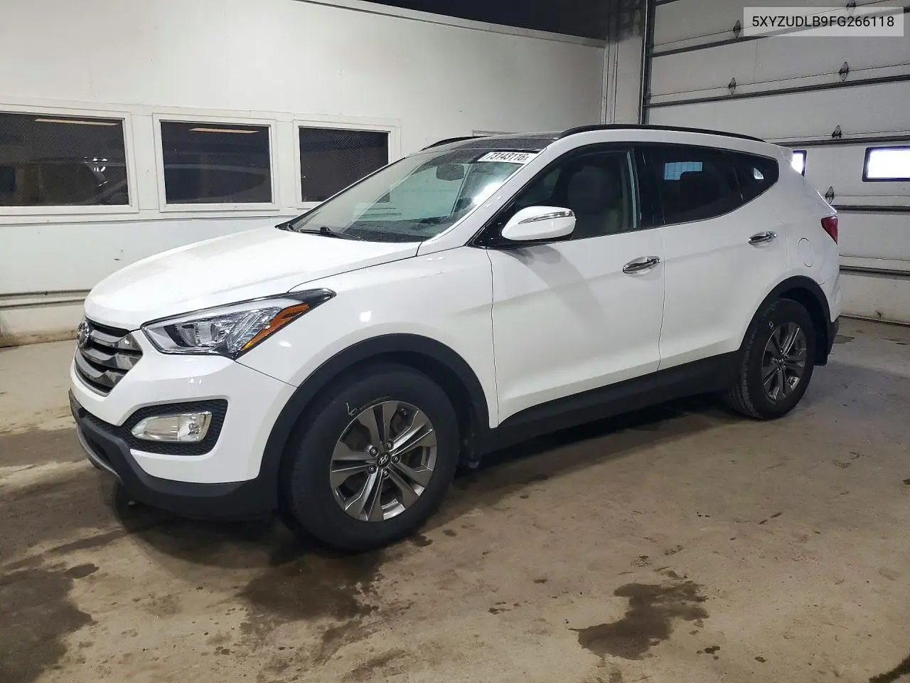 5XYZUDLB9FG266118 Hyundai Santa FE 2015 — повреждение Подтопление, фото до ремонта