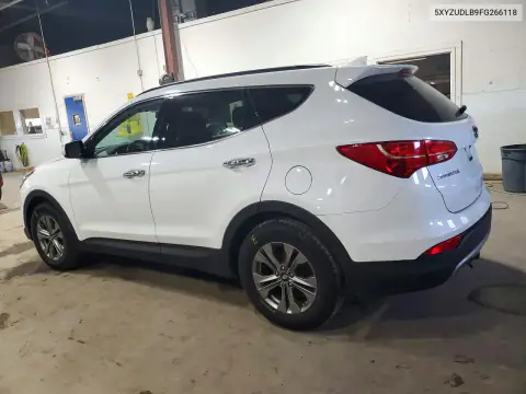 5XYZUDLB9FG266118 — 2015 Hyundai Santa FE, фото 2 с аукциона Copart, Подтопление