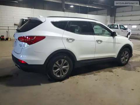 5XYZUDLB9FG266118 — 2015 Hyundai Santa FE, фото 3 с аукциона Copart, Подтопление