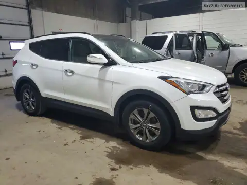 5XYZUDLB9FG266118 — 2015 Hyundai Santa FE, фото 4 с аукциона Copart, Подтопление