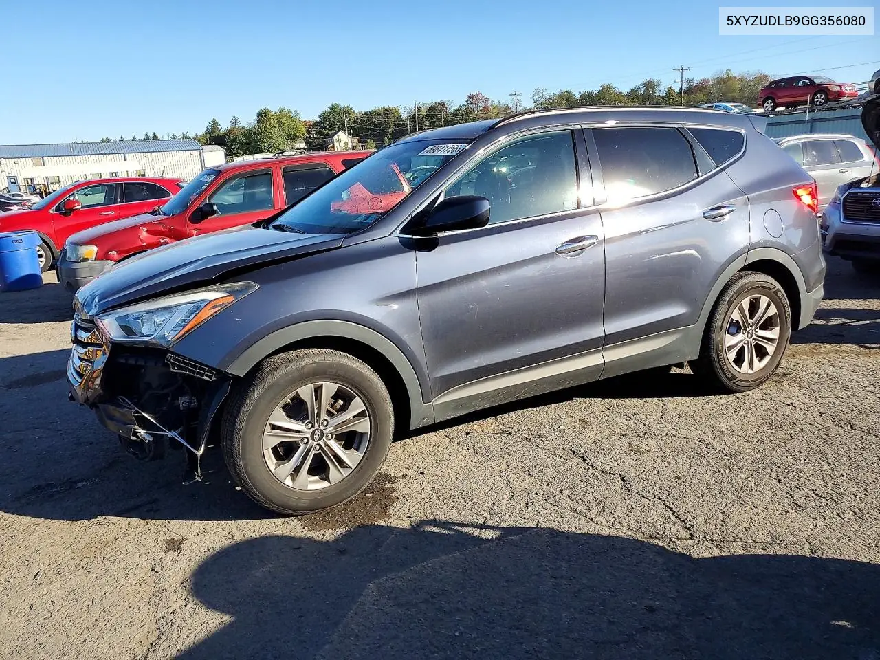 2016 Hyundai Santa Fe Sport 2.4L VIN 5XYZUDLB9GG356080 фото 1