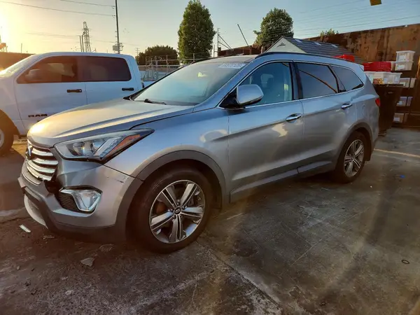 KM8SR4HF4GU145345 — 2016 Hyundai Santa FE, Передняя часть (Front End), фото до ремонта