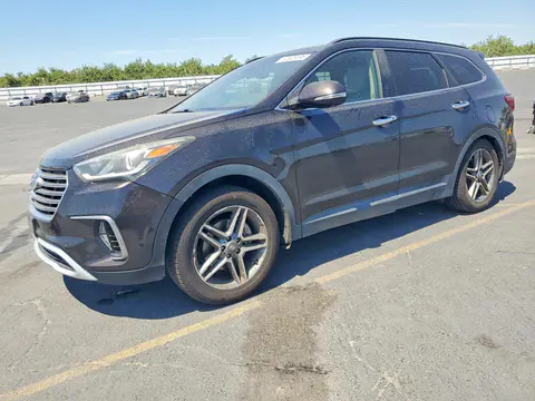 KM8SR4HF8HU196400 — 2017 Hyundai Santa FE, Задняя часть (Rear End), фото до ремонта