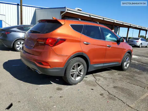 2017 Hyundai Santa Fe Sport 2.4L VIN 5XYZTDLB4HG419154 фото 3