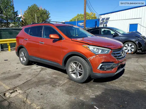 2017 Hyundai Santa Fe Sport 2.4L VIN 5XYZTDLB4HG419154 фото 4