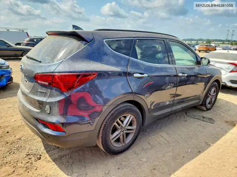 2017 Hyundai Santa Fe Sport 2.4L VIN 5XYZU3LB9HG381055 фото 3