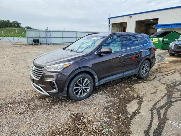 KM8SMDHF5HU165989 — 2017 Hyundai Santa FE, Град (Hail), фото до ремонта