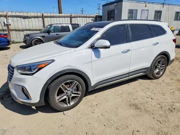 KM8SR4HF5HU174838 — 2017 Hyundai Santa FE, Задняя часть (Rear End), фото до ремонта