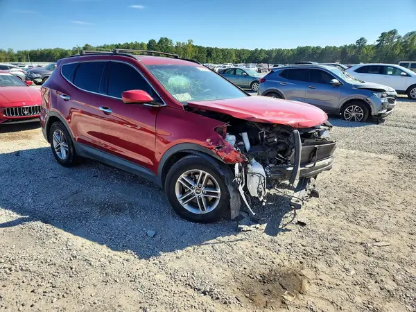 5XYZUDLB7HG498820 — 2017 Hyundai Santa FE, фото 4 с аукциона Copart, Передняя часть
