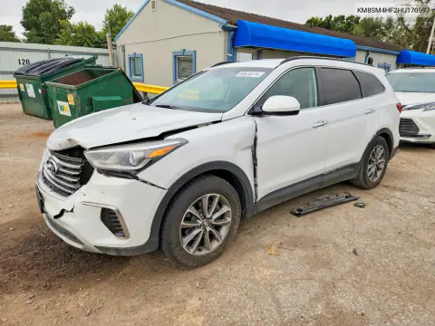 2017 Hyundai Santa Fe Se VIN KM8SM4HF2HU170597 фото 1