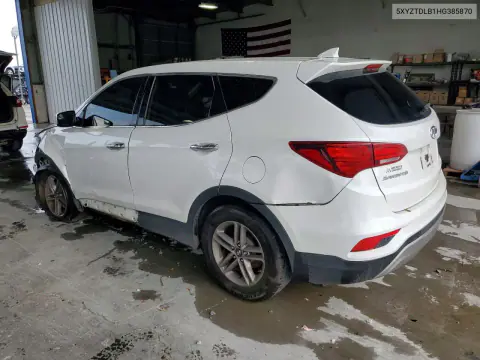 2017 Hyundai Santa Fe Sport 2.4L VIN 5XYZTDLB1HG385870 фото 2