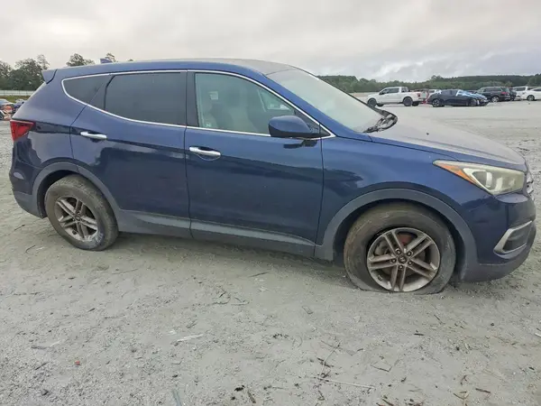 5XYZTDLB7HG458384 — 2017 Hyundai Santa FE, фото 4 с аукциона Copart, Боковая часть