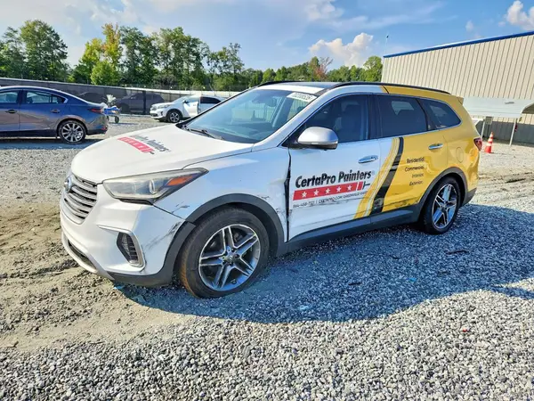 KM8SR4HF3HU185238 — 2017 Hyundai Santa FE, Передняя часть (Front End), фото до ремонта
