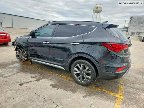 5XYZW4LA8HG468713 — 2017 Hyundai Santa FE, фото 2 с аукциона Copart, Передняя часть