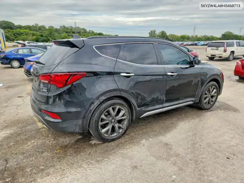 5XYZW4LA8HG468713 — 2017 Hyundai Santa FE, фото 3 с аукциона Copart, Передняя часть
