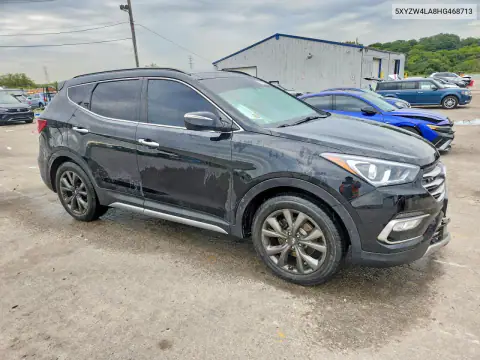 5XYZW4LA8HG468713 — 2017 Hyundai Santa FE, фото 4 с аукциона Copart, Передняя часть