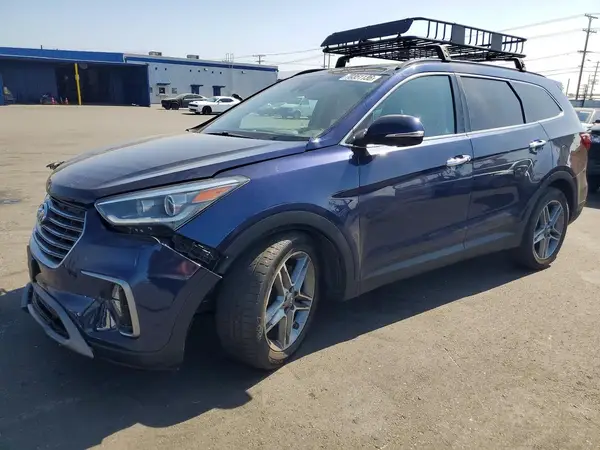 KM8SR4HF0HU227672 — 2017 Hyundai Santa FE, Передняя часть (Front End), фото до ремонта