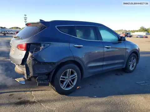 5NMZUDLBXHH027136 — 2017 Hyundai Santa FE, фото 3 с аукциона Copart 21.10.2026, Задняя часть