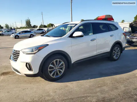 KM8SNDHF9HU254459 — 2017 Hyundai Santa FE, Передняя часть, фото до ремонта