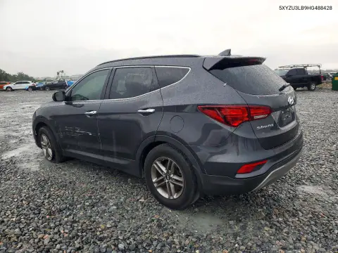 2017 Hyundai Santa Fe Sport 2.4L VIN 5XYZU3LB9HG488428 фото 2