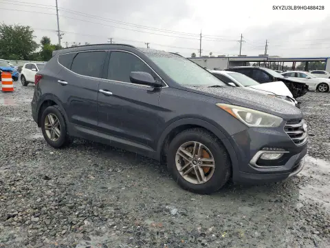 2017 Hyundai Santa Fe Sport 2.4L VIN 5XYZU3LB9HG488428 фото 4