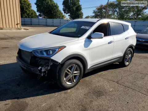 5NMZUDLB5HH033863 — 2017 Hyundai Santa FE, Передняя часть, фото до ремонта