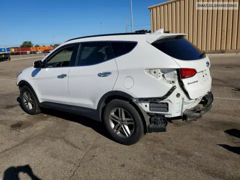 2017 Hyundai Santa Fe Sport 2.4L VIN 5NMZUDLB5HH033863 фото 2