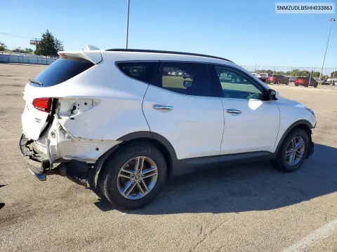 2017 Hyundai Santa Fe Sport 2.4L VIN 5NMZUDLB5HH033863 фото 3