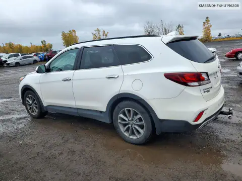 KM8SNDHF4HU196308 — 2017 Hyundai Santa FE, фото 2 с аукциона Copart, Передняя часть