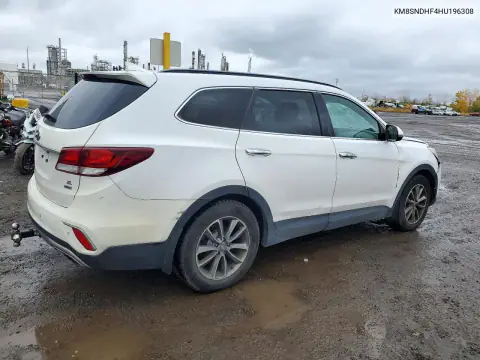 KM8SNDHF4HU196308 — 2017 Hyundai Santa FE, фото 3 с аукциона Copart, Передняя часть