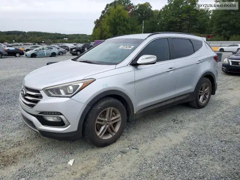 5XYZU3LB9HG490454 — 2017 Hyundai Santa FE, Задняя часть, фото до ремонта