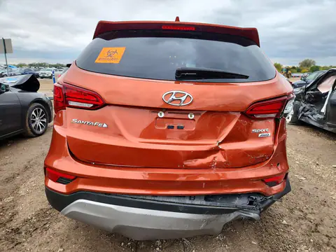 5XYZTDLBXHG448285 — 2017 Hyundai Santa FE, фото 6 с аукциона Copart, Передняя часть