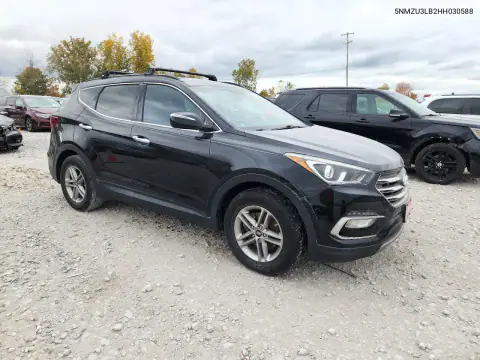 5NMZU3LB2HH030588 — 2017 Hyundai Santa FE, фото 4 с аукциона Copart, Мелкие вмятины и царапины