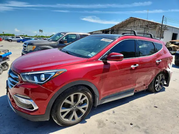 5XYZW4LA3JG543761 — 2018 Hyundai Santa FE, Боковая часть (Side), фото до ремонта