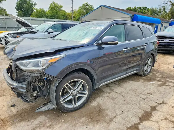KM8SR4HF8JU273501 — 2018 Hyundai Santa FE, Передняя часть (Front End), фото до ремонта
