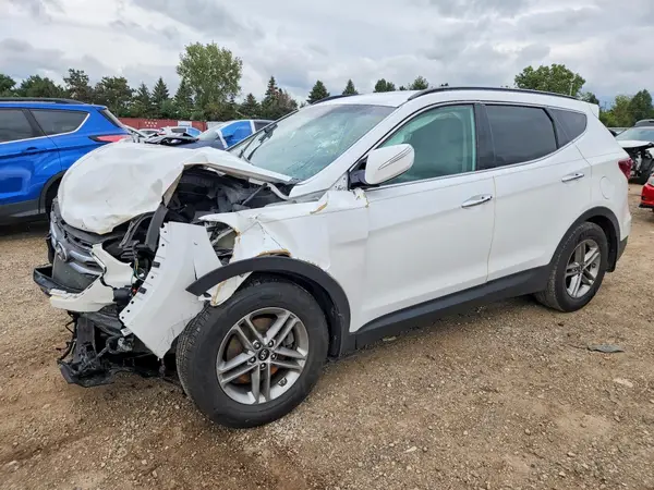 5NMZU3LB0JH064650 — 2018 Hyundai Santa FE, Передняя часть (Front End), фото до ремонта