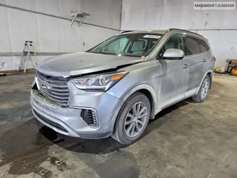 2018 Hyundai Santa Fe Se VIN KM8SMDHF7JU265369 фото 1