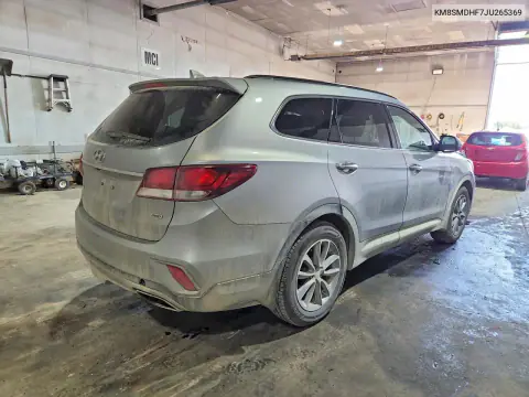 2018 Hyundai Santa Fe Se VIN KM8SMDHF7JU265369 фото 3