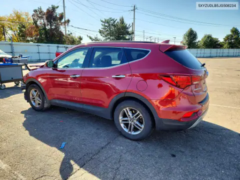 2018 Hyundai Santa Fe Sport 2.4L VIN 5XYZUDLB5JG508234 фото 2