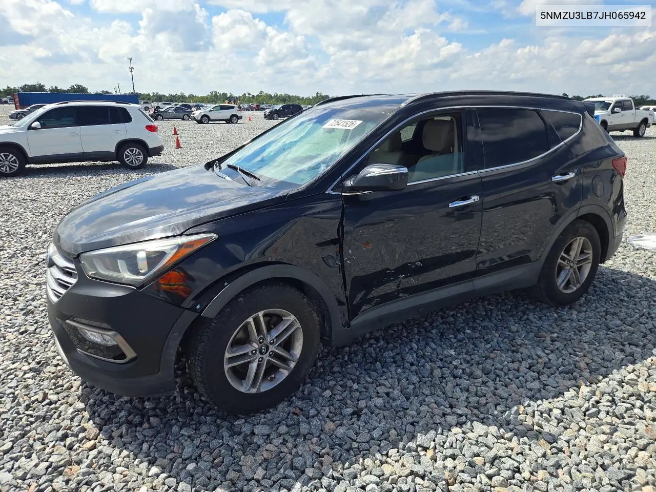 2018 Hyundai Santa Fe Sport 2.4L VIN 5NMZU3LB7JH065942 фото 1