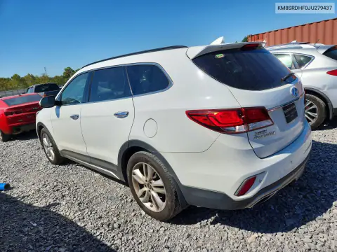 KM8SRDHF0JU279437 — 2018 Hyundai Santa FE, фото 2 с аукциона Copart, Механические повреждения