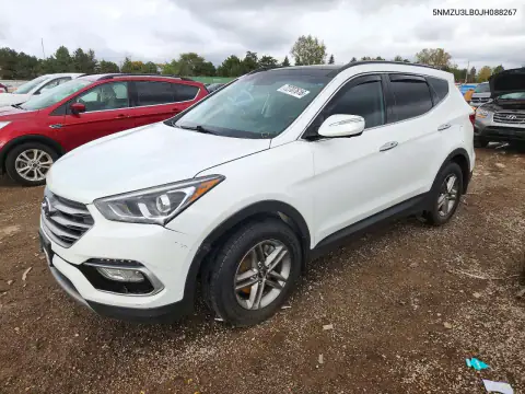 5NMZU3LB0JH088267 — 2018 Hyundai Santa FE, Передняя часть, фото до ремонта