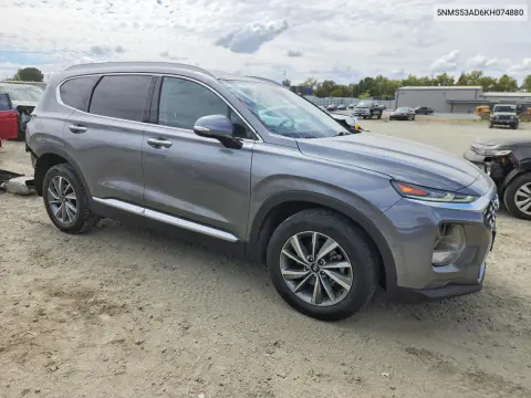 2019 Hyundai Santa Fe Limited 2.4L VIN 5NMS53AD6KH074880 фото 4