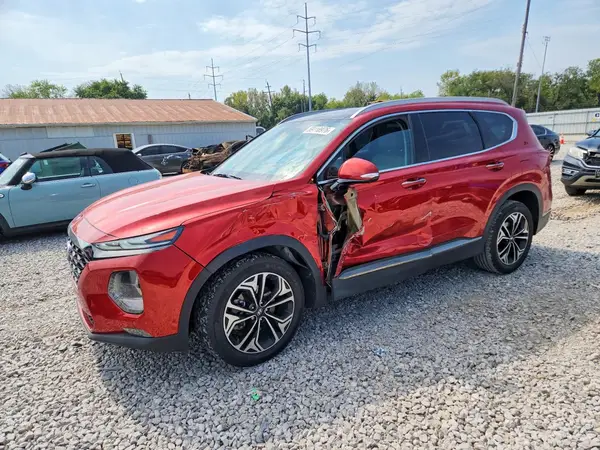 5NMS5CAAXKH075830 — 2019 Hyundai Santa FE, Передняя часть (Front End), фото до ремонта