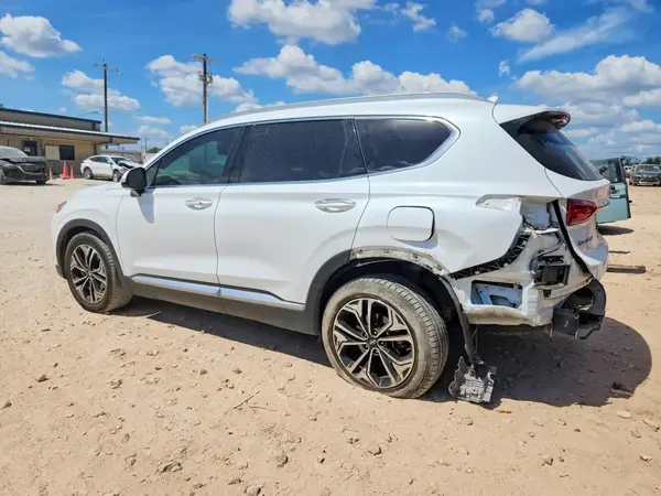 5NMS53AA7KH065353 — 2019 Hyundai Santa FE, фото 2 с аукциона Copart, Задняя часть